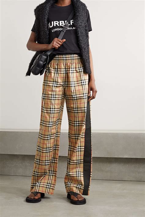 burberry skinny pants|burberry wide leg pants.